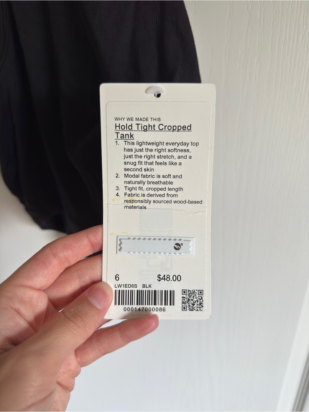 Lululemon Hold Tight Cropped Tank Top
Black - Picture 4 of 4